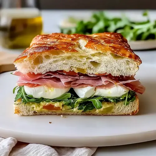 Italian Focaccia Sandwich
