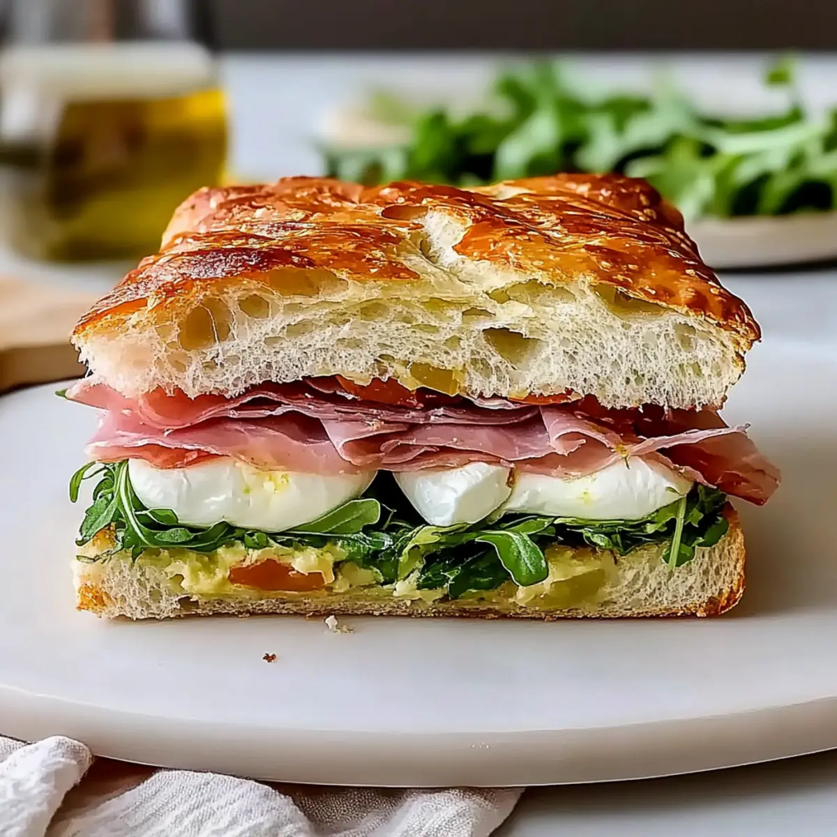 Italian Focaccia Sandwich