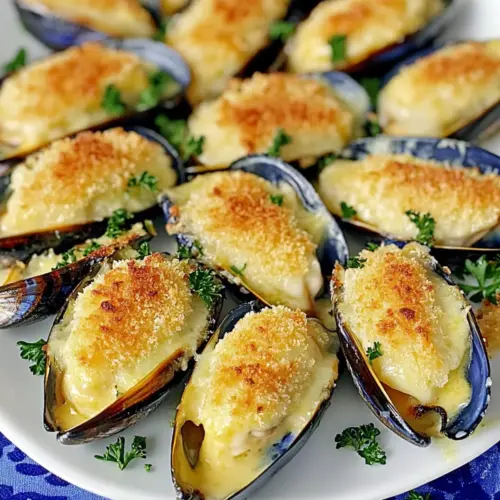 Stuffed Baked Mussels