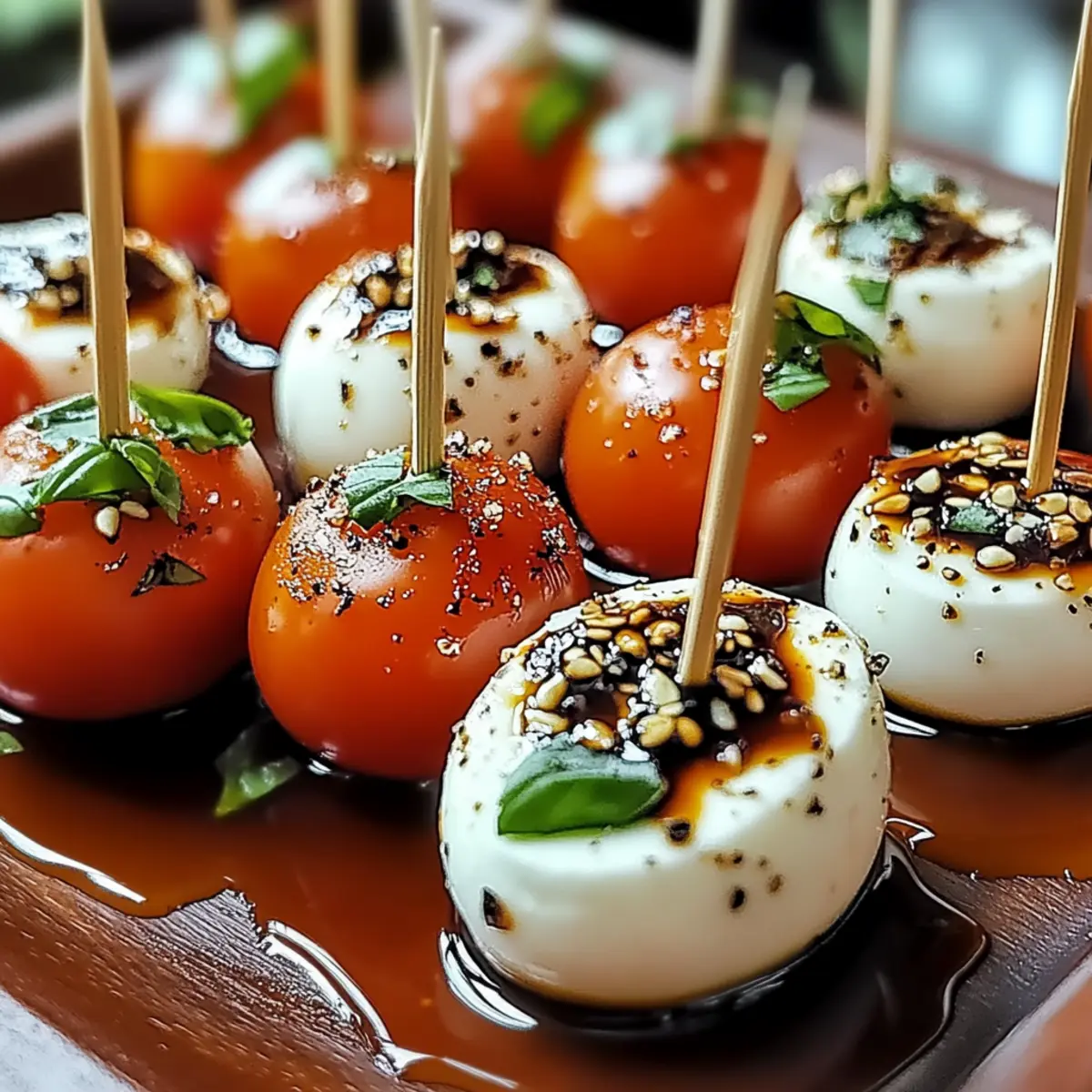 Fresh Mini Caprese Bites