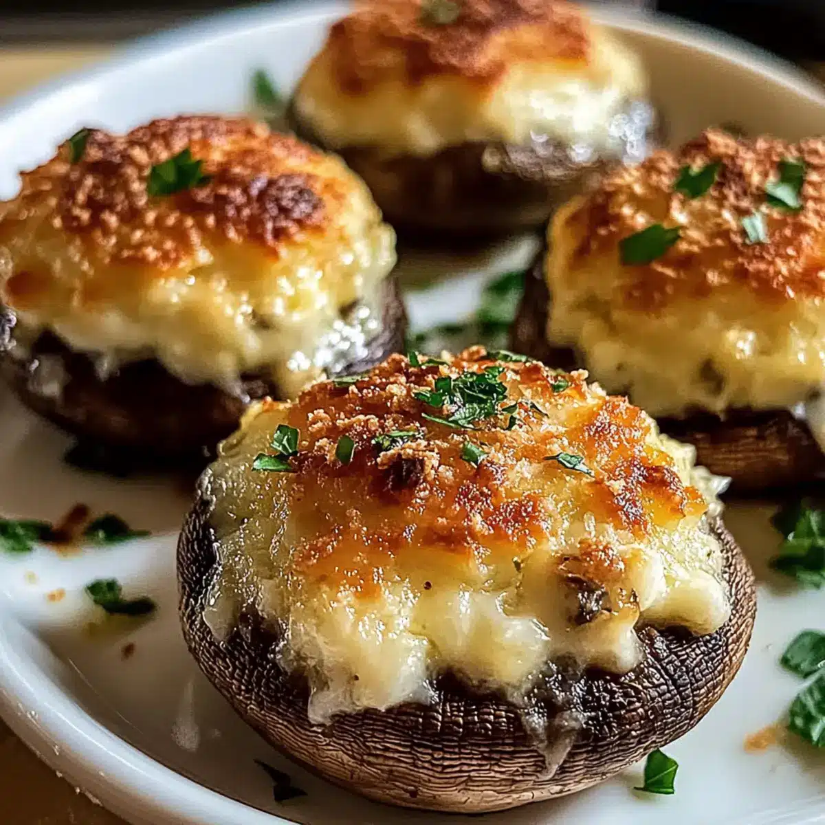 Easy Stuffed Mushrooms