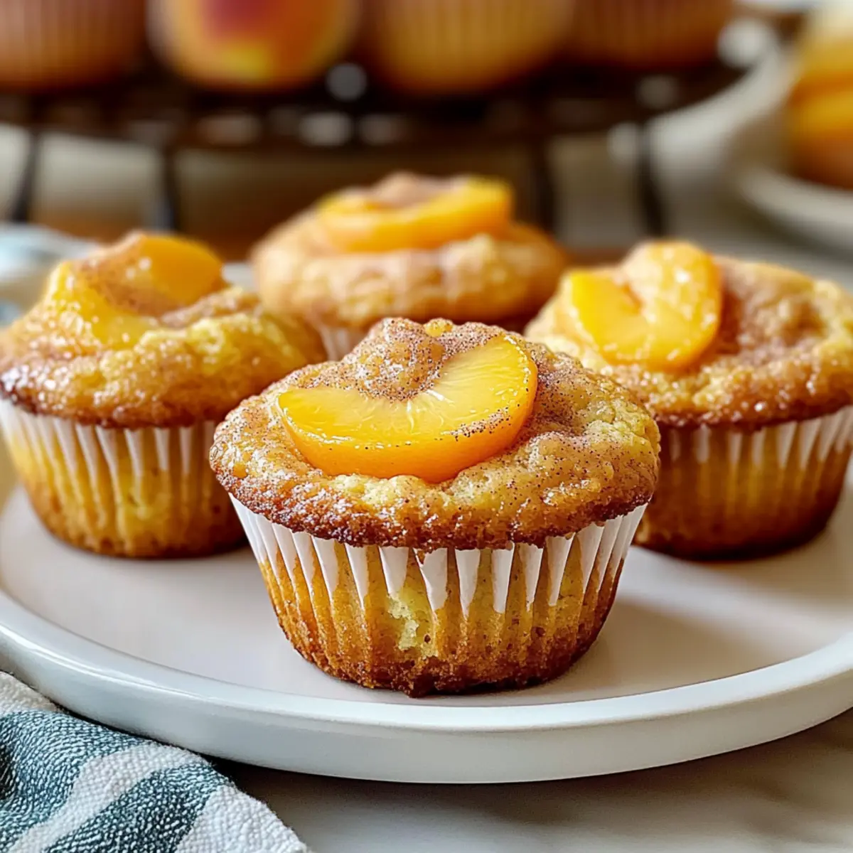 Irresistible Peach Muffins