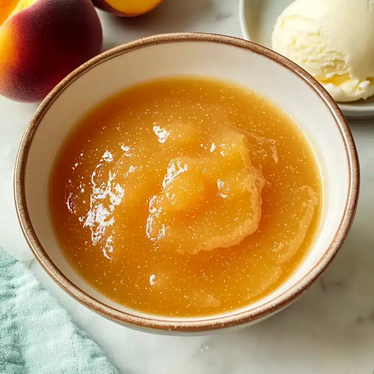 Simple Peach Sauce