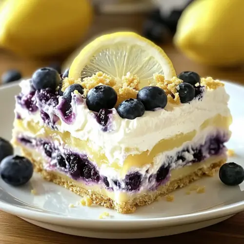 Lemon Blueberry Lasagna