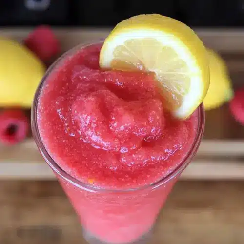 Raspberry Lemonade Slushie