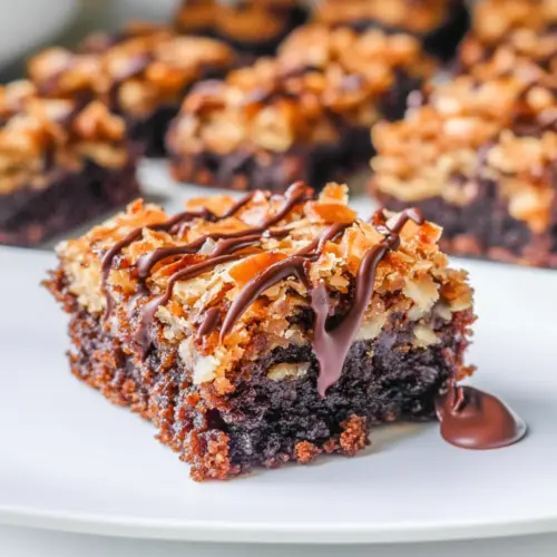 Easy Samoa Brownies
