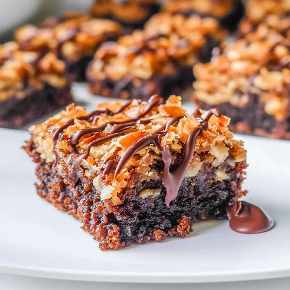 Easy Samoa Brownies