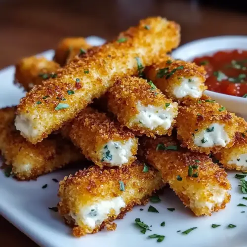 Cottage Cheese Cheese Sticks: