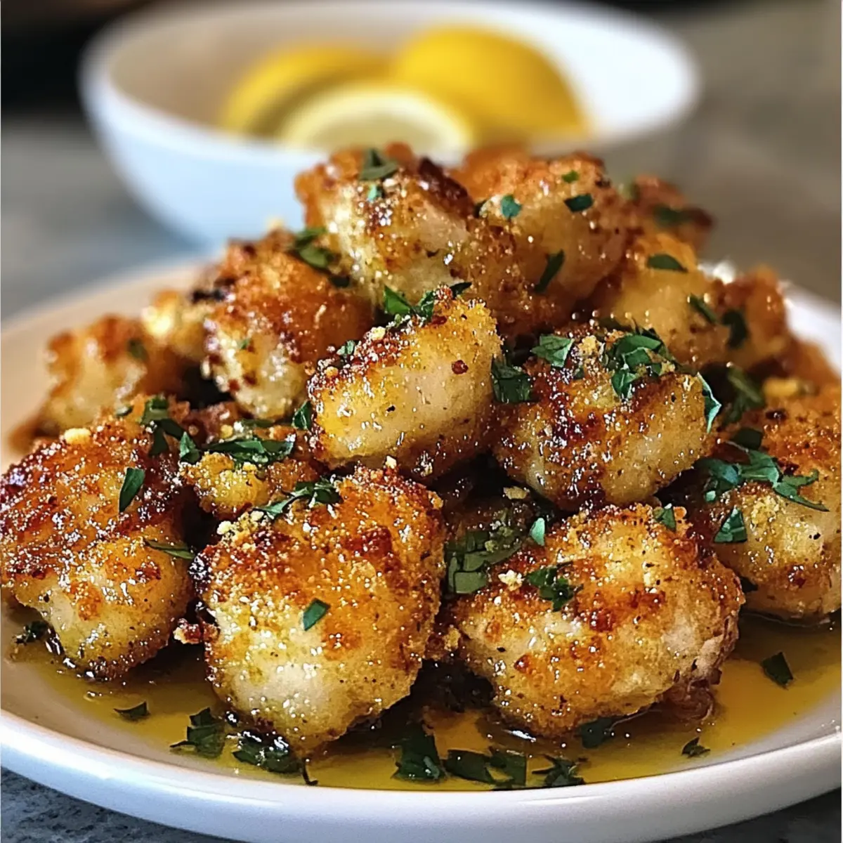 Zesty Air Fryer Lemon Chicken Bites
