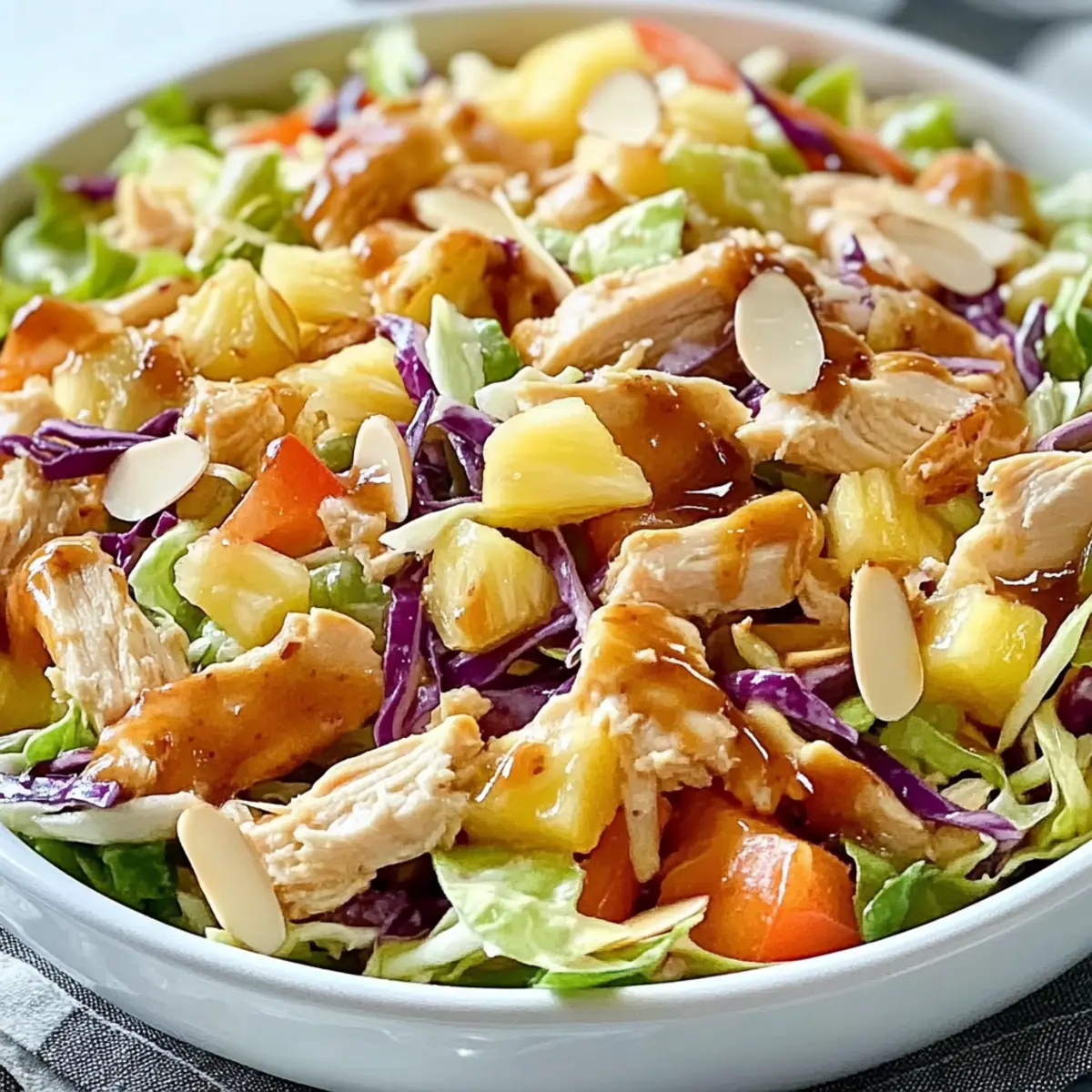 Hawaiian Chicken Slaw Salad