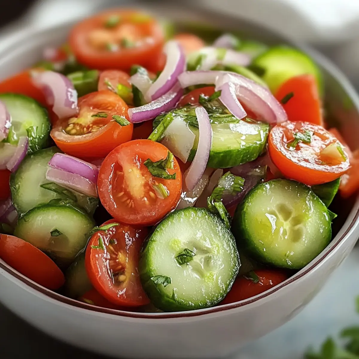 Cucumber Tomato Salad