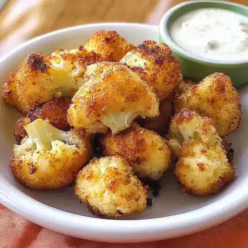 Parmesan Cauliflower Bites