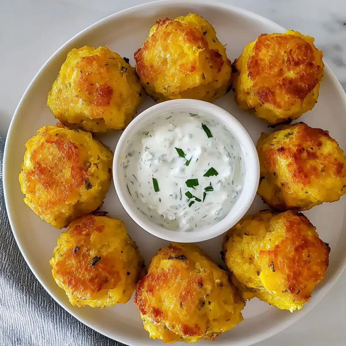 Yellow Squash Tots