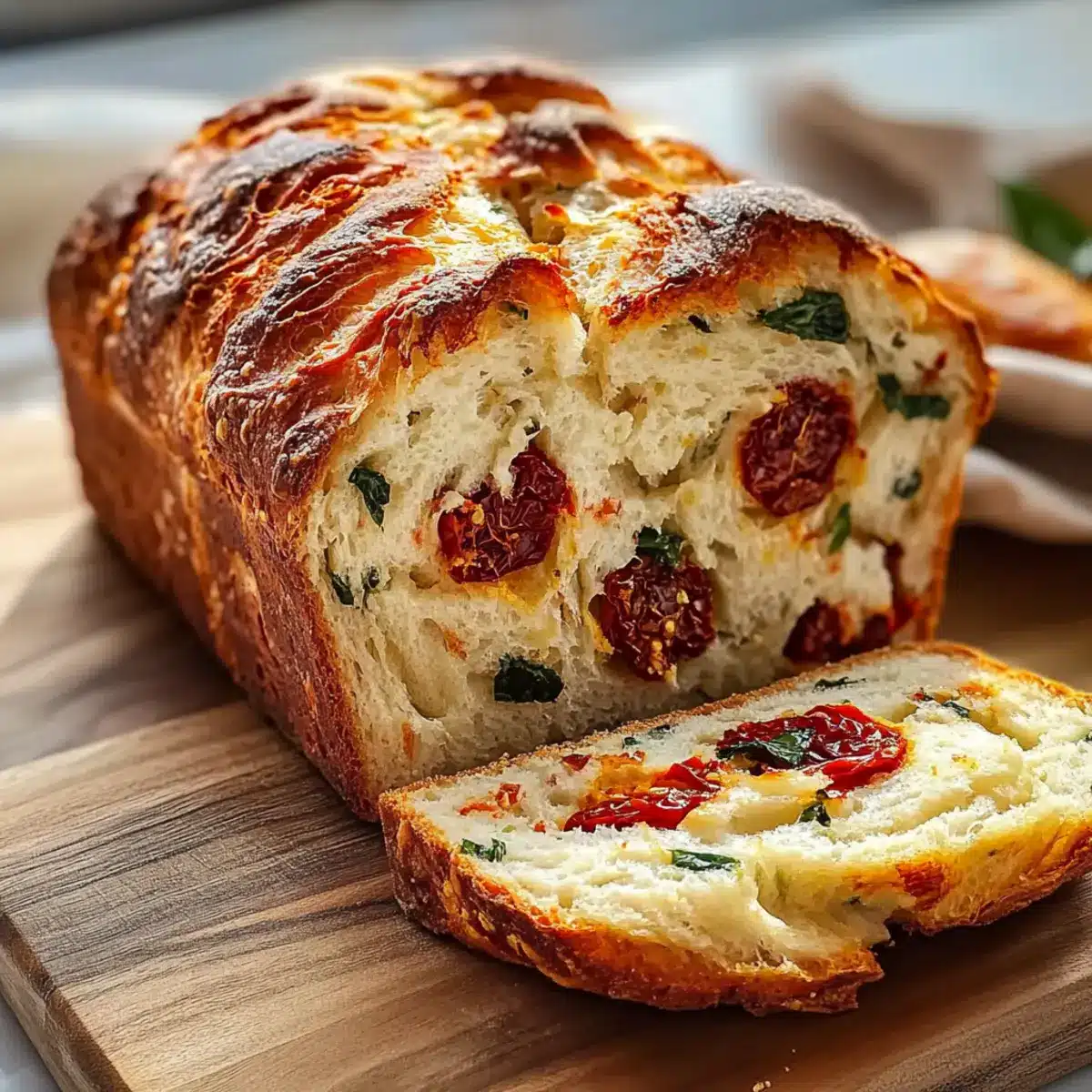 Tomato Basil Bread (