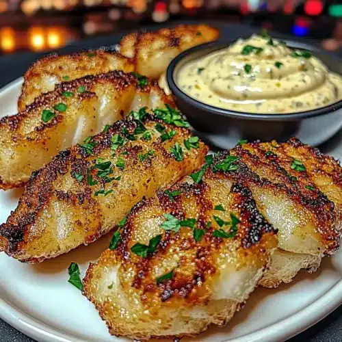 Lemon Butter Fish Bites with Garlic Aioli