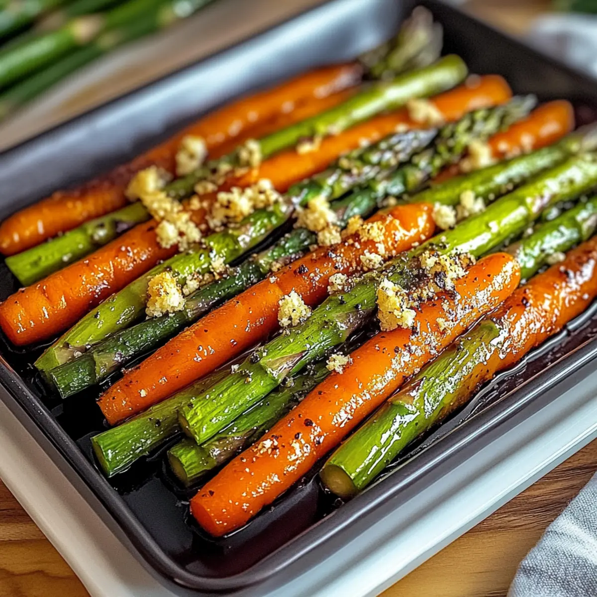 Easy Roasted Asparagus & Carrots