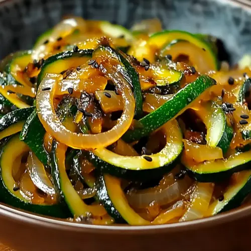 Quick Zucchini & Onion Stir-Fry