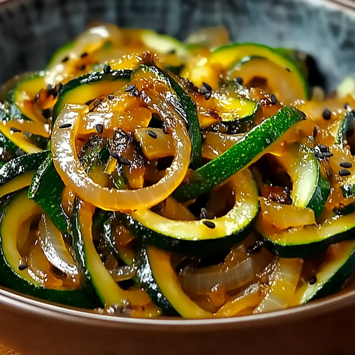 Quick Zucchini & Onion Stir-Fry