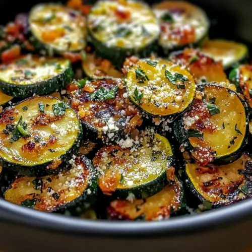 Garlic Parmesan Zucchini & Squash