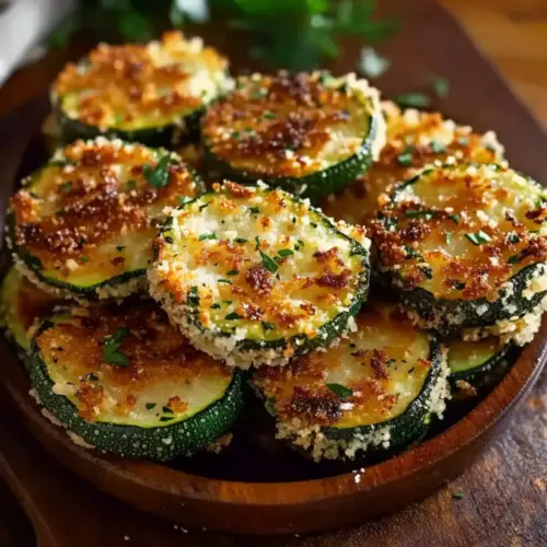 Crunchy Parmesan Zucchini Bites