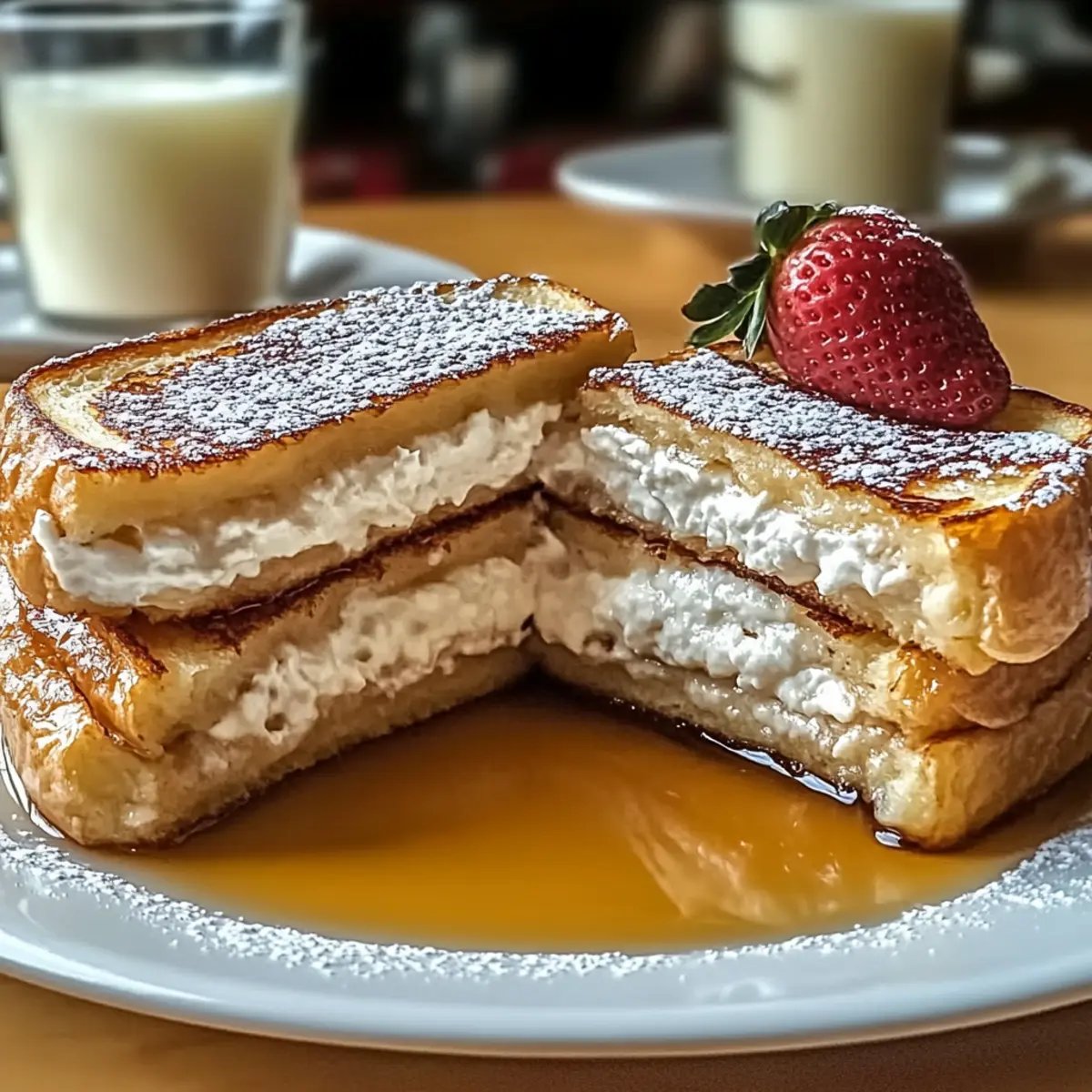 Stuffed Cream Cheese French Toast