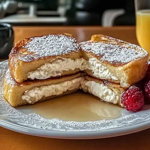 Stuffed Cream Cheese French Toast
