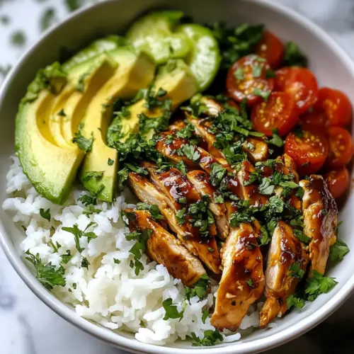 Honey Lime Chicken & Avocado
