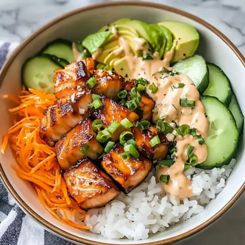 Crispy Salmon Bowls