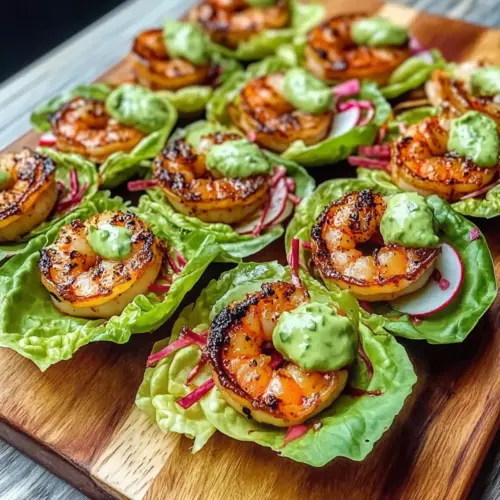Sheet Pan Chili-Lime Shrimp Lettuce Wraps