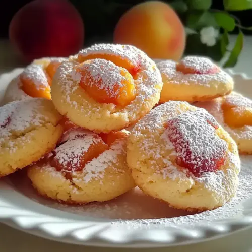 Italian Peach Summer Cookies