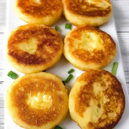 Korean Cheese Potato Pancakes