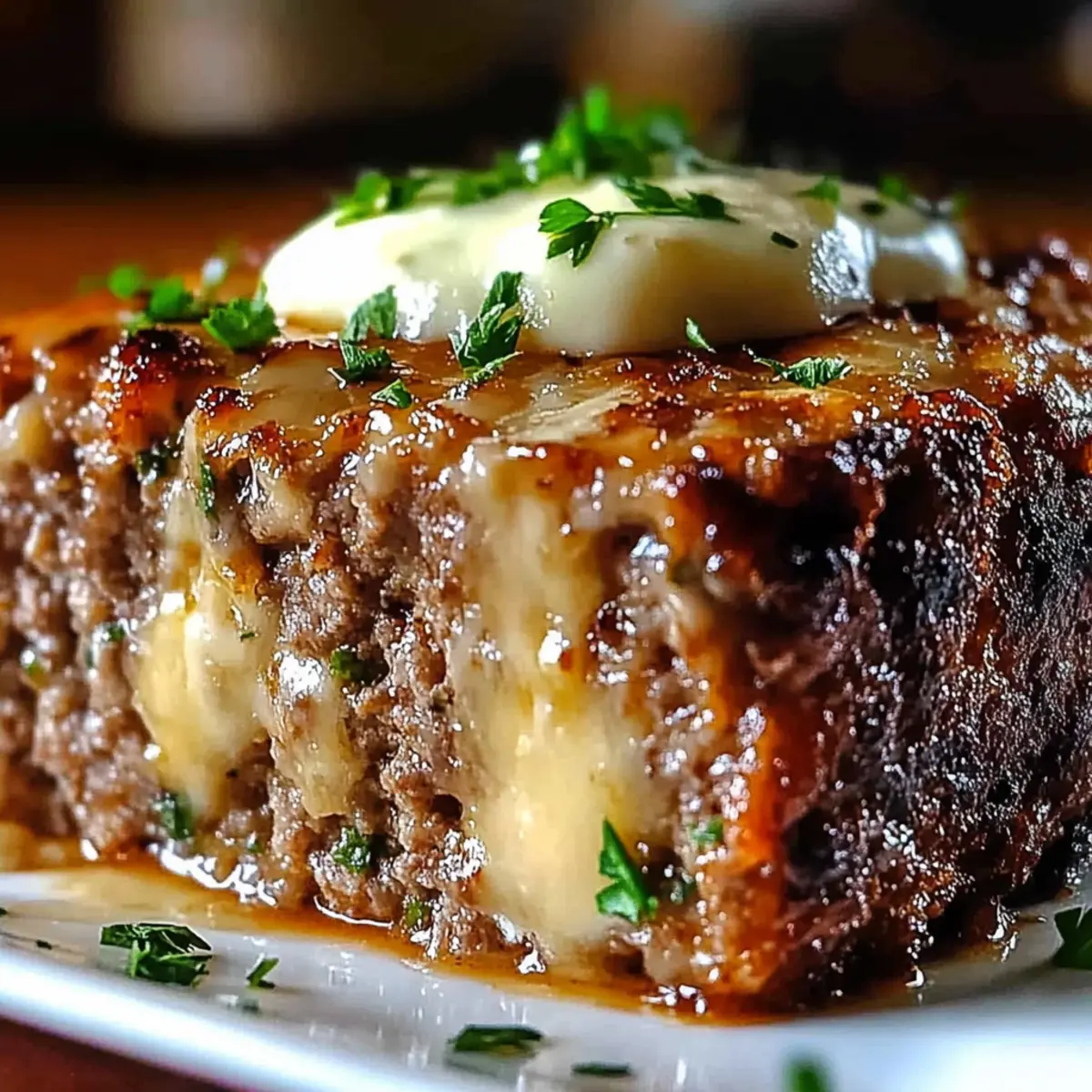 Mouthwatering Garlic Parmesan Meatloaf
