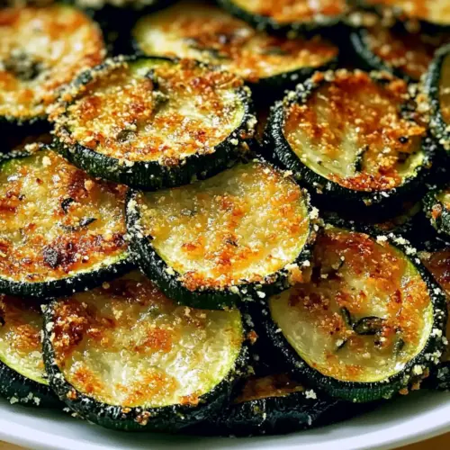 Baked Parmesan Zucchini Slices