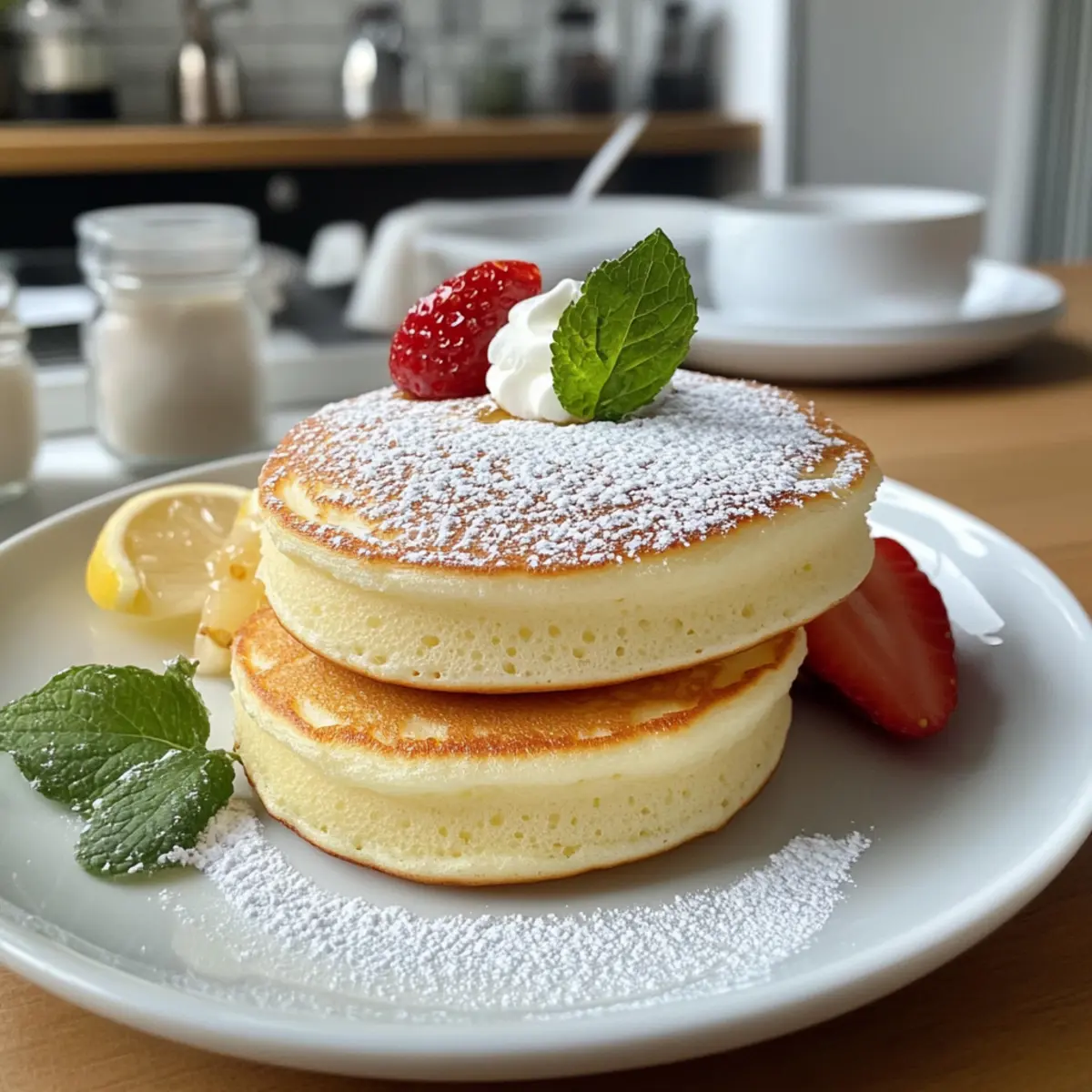 Fluffy Japanese Soufflé Pancakes