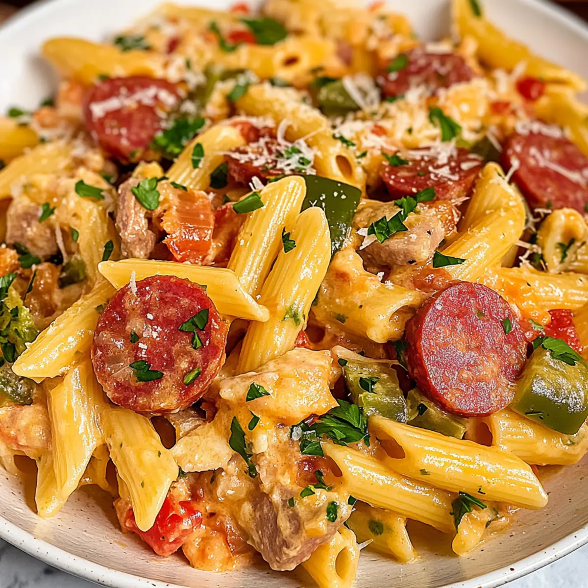 One Pot Kielbasa Pasta