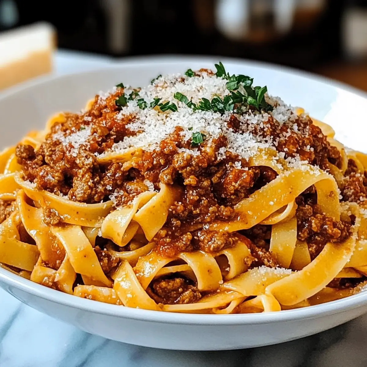 Pasta Bolognese Classic Italian