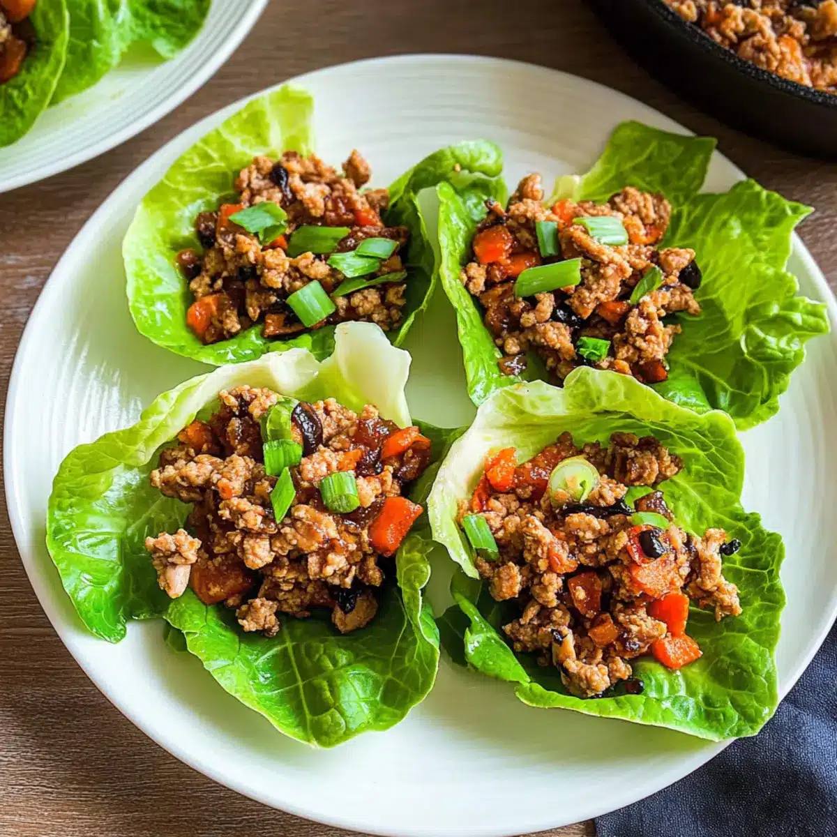 Chicken Lettuce Wraps