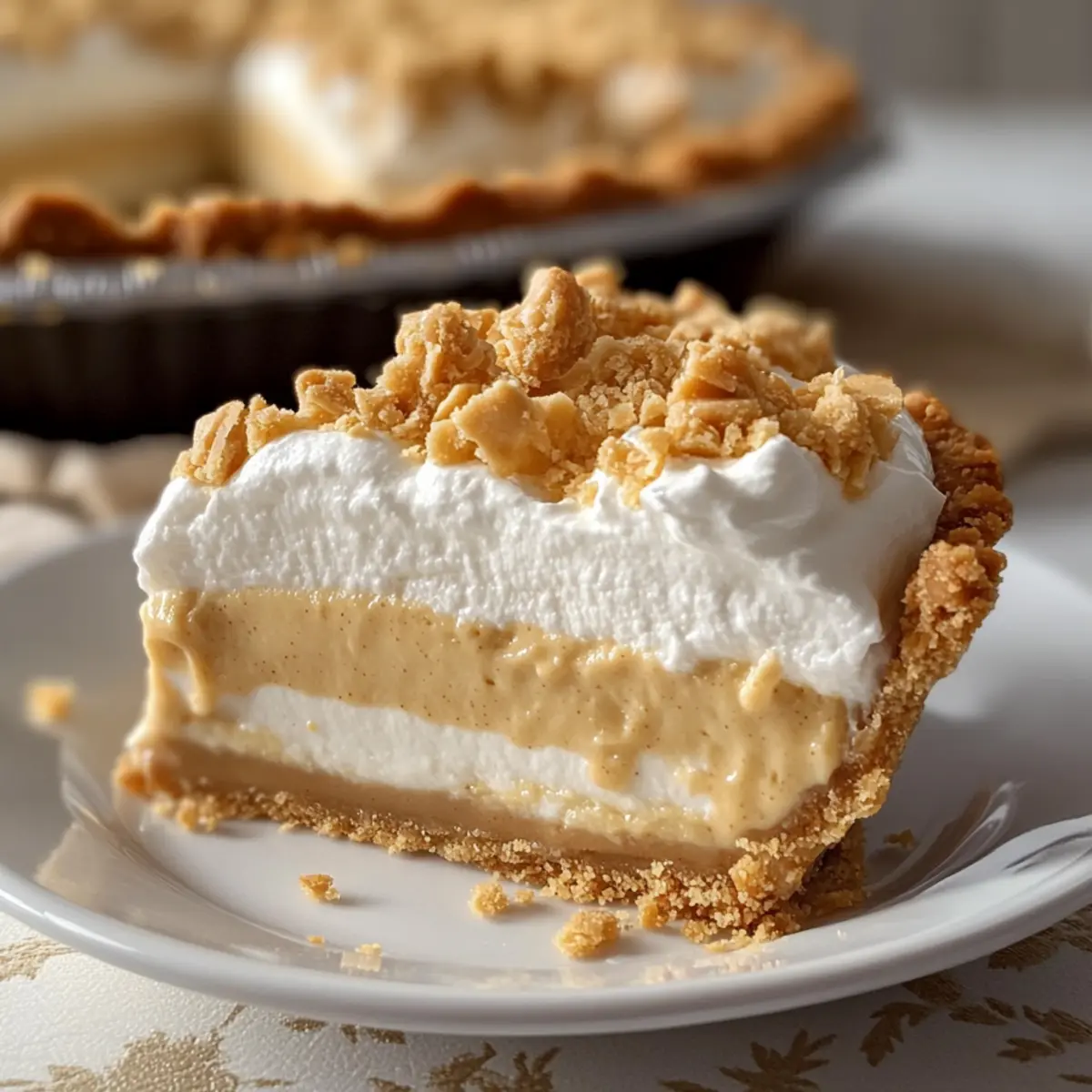 Amish Peanut Butter Cream Pie