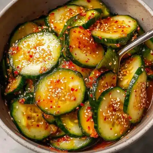 Spicy Korean Cucumber Salad