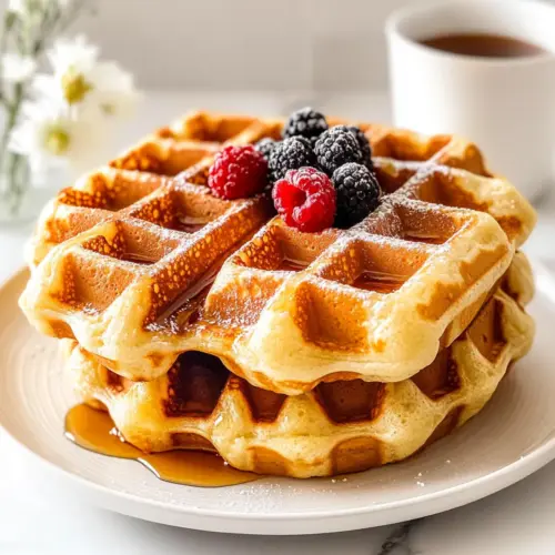 Belgian Waffle Recipe