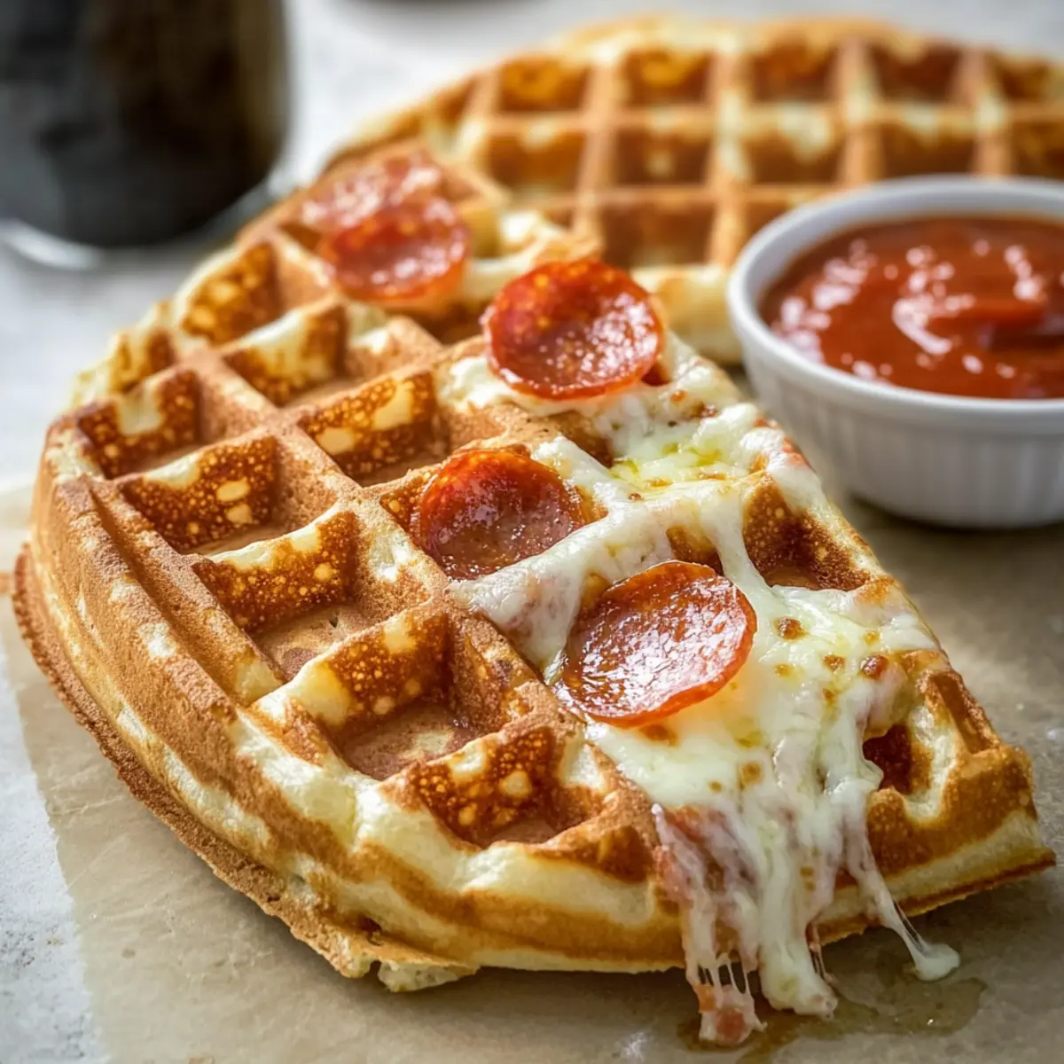 Pizza Waffles