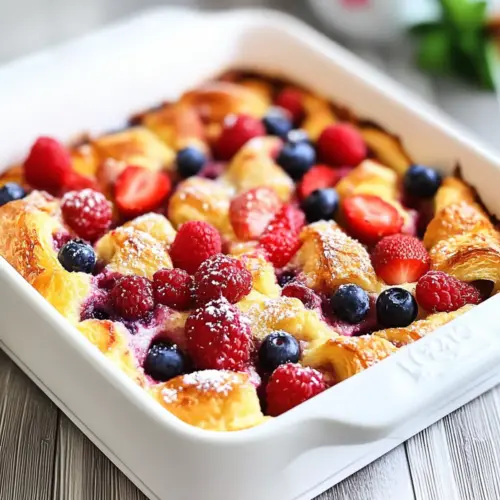 Berry Croissant Bake