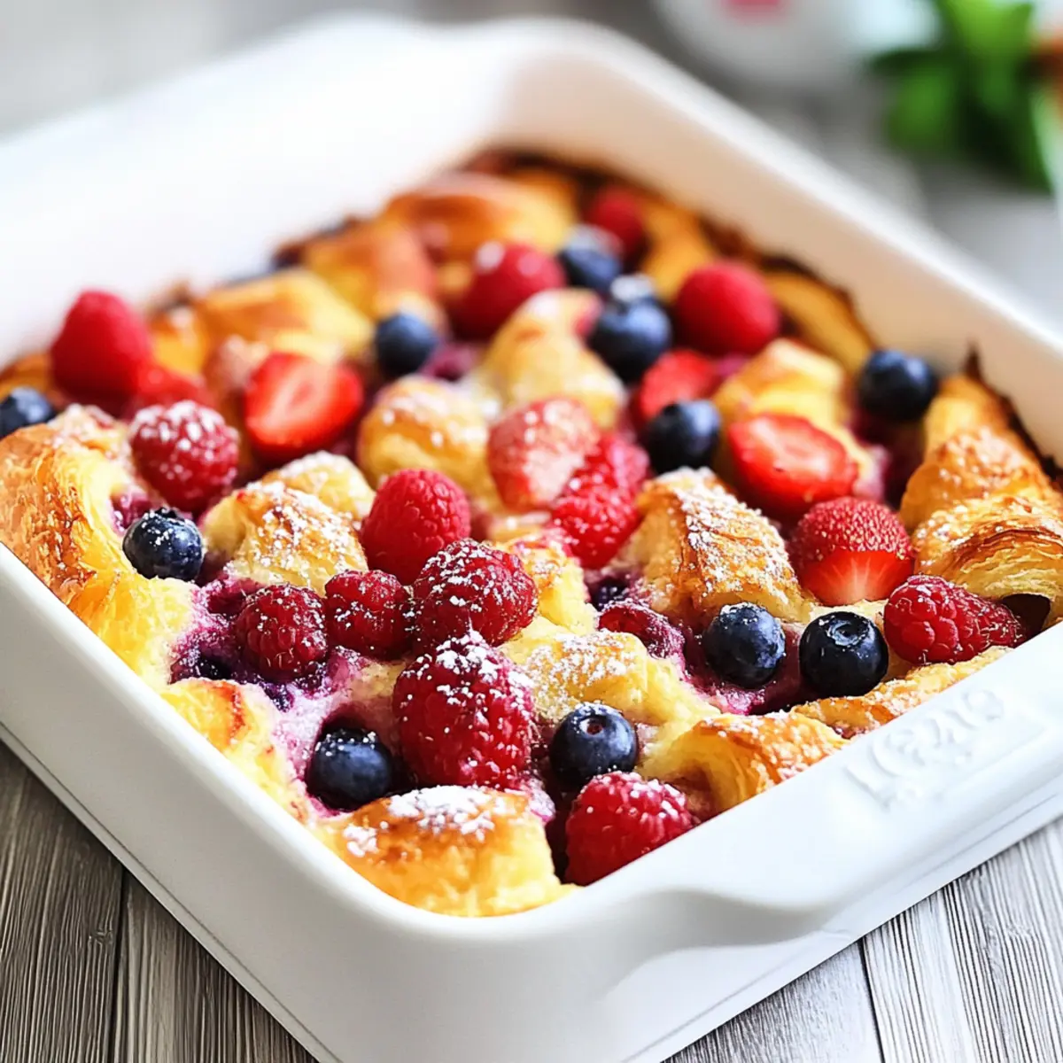 Berry Croissant Bake