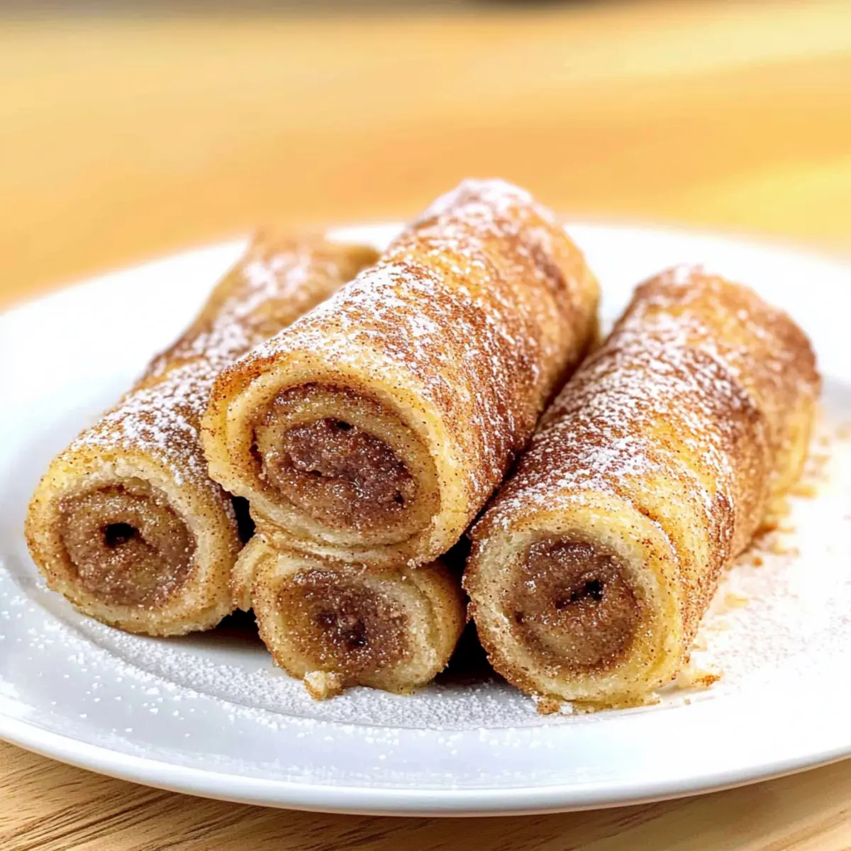 Cinnamon French Toast Roll Ups