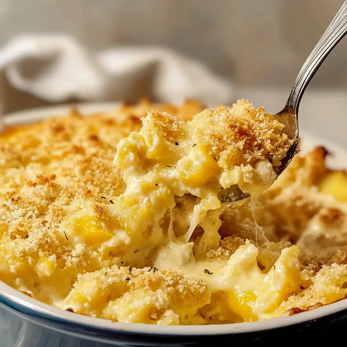 Squash Casserole with Parmesan and Ritz Crackers