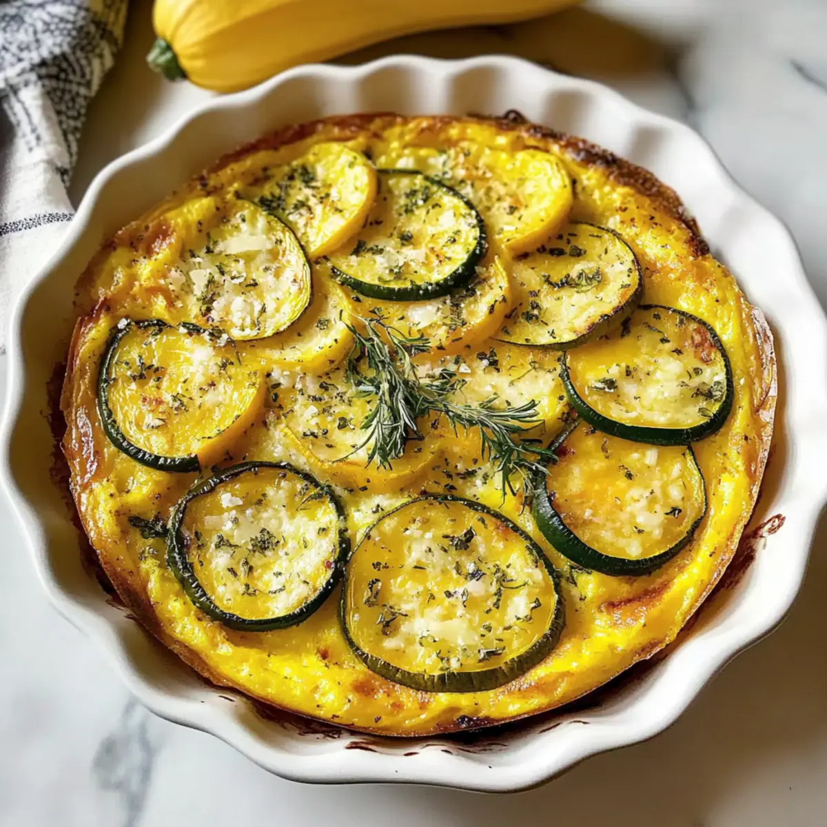 Yellow Squash Frittata