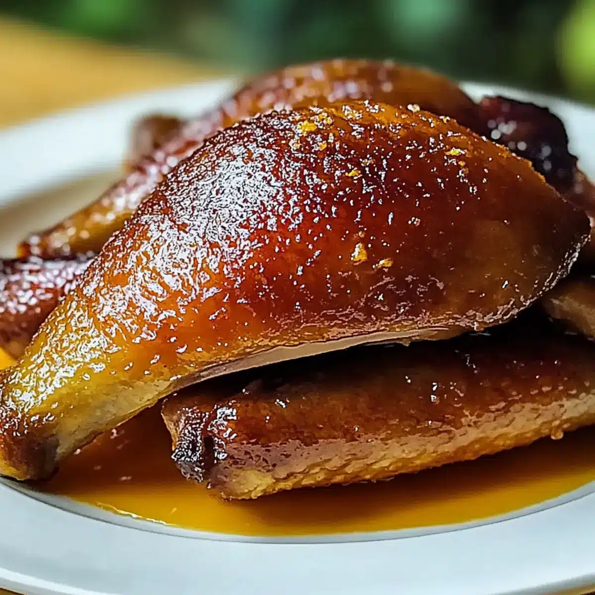 Crispy Roast Duck Orange Glaze