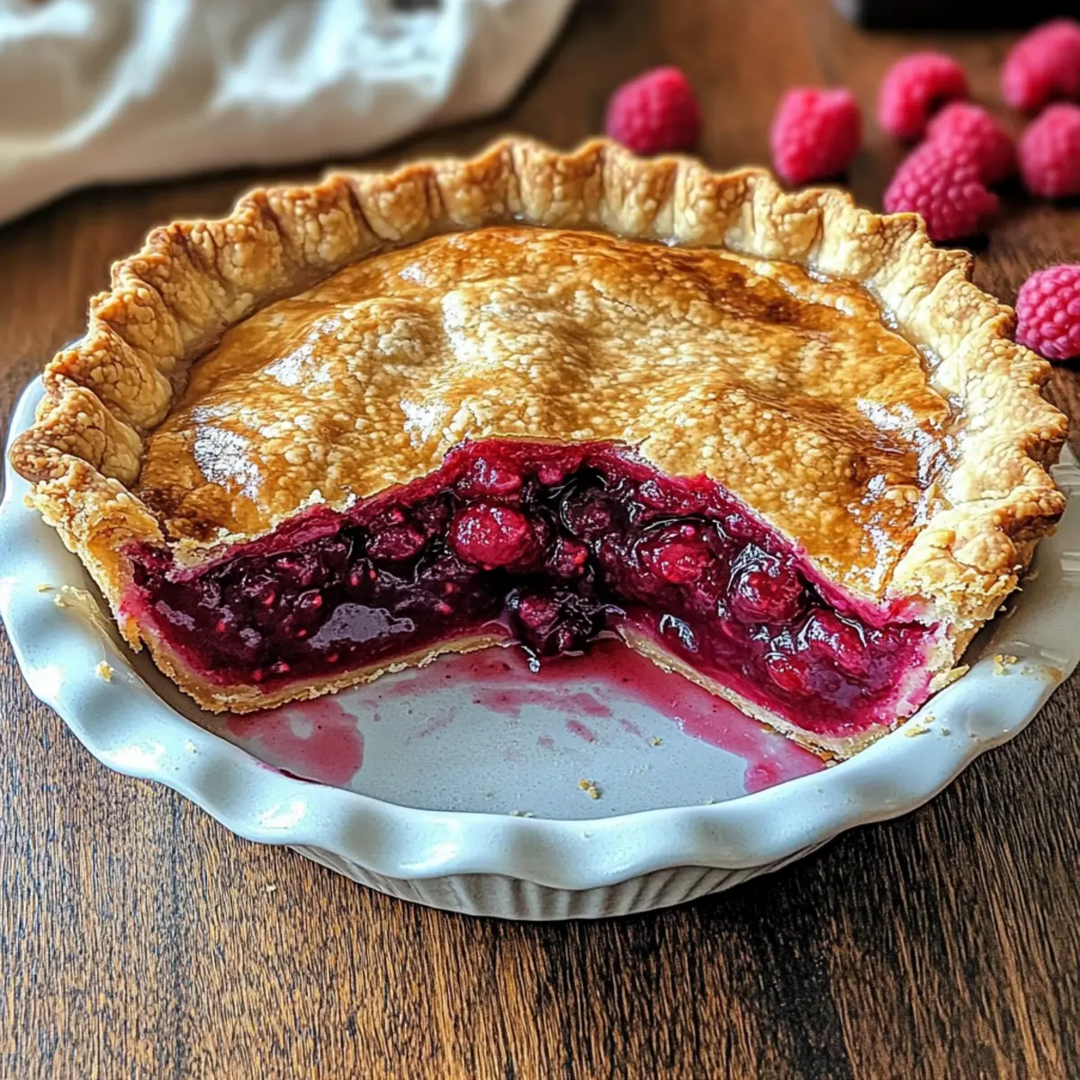 Double Crust Raspberry Pie