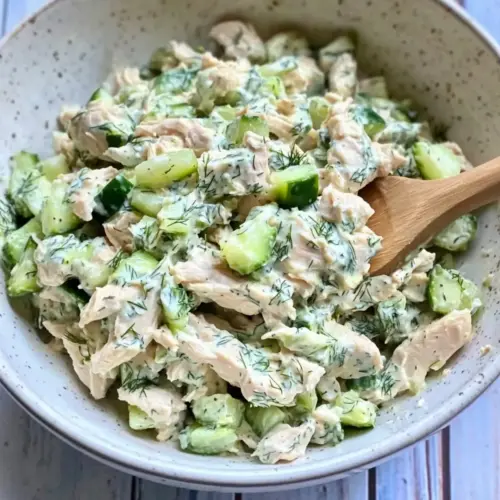 Cucumber Dill Rotisserie Chicken Salad