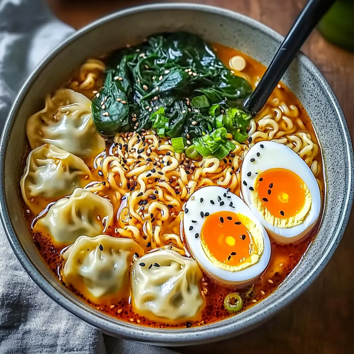 Dumpling Ramen Bowl